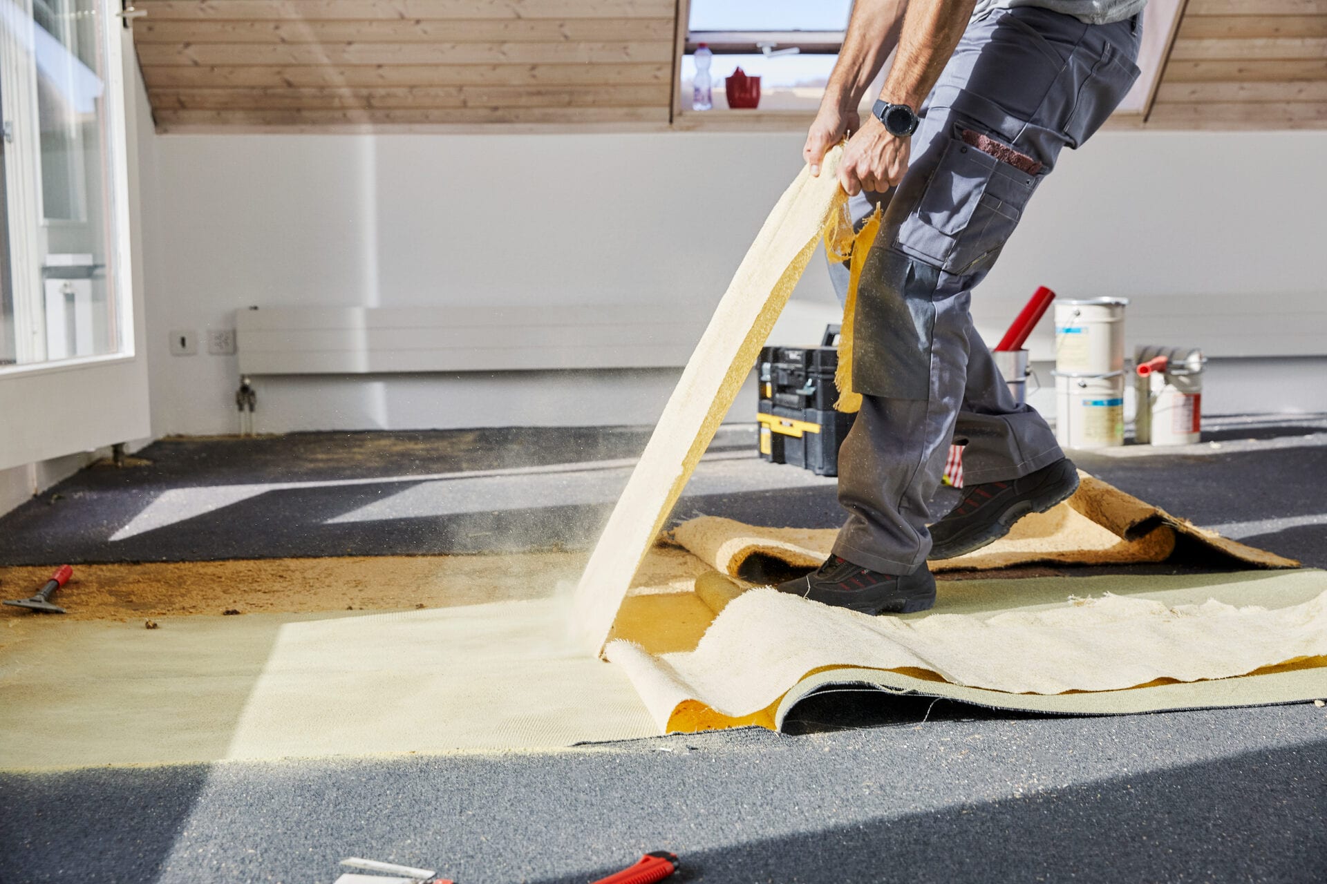 teppich entfernen umbau wohnzimmer